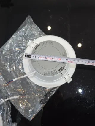 Pack 6 Focos LED Redondos para hueco de 15cm