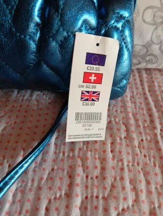 Bolso Claire's azul brillante