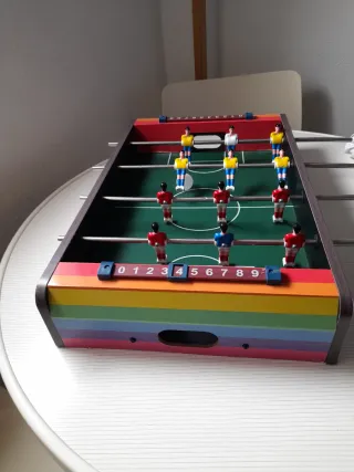 Futbolín de mesa para niños