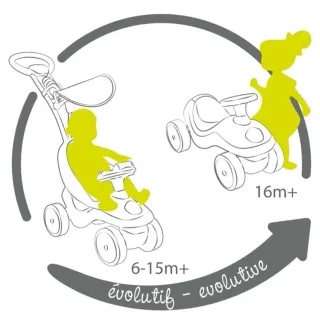 Correpasillos Smoby Bubble Go Rosa