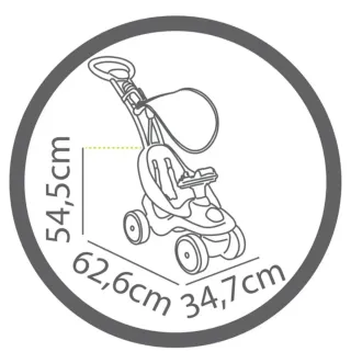 Correpasillos Smoby Bubble Go Rosa