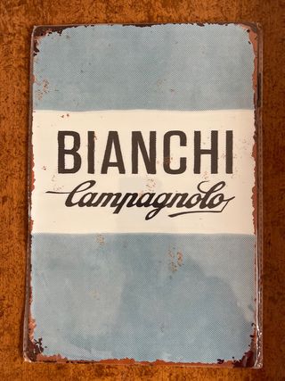 Placa Bianchi Campagnolo Ciclismo