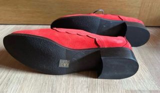 Blucher ante rojo talla 38