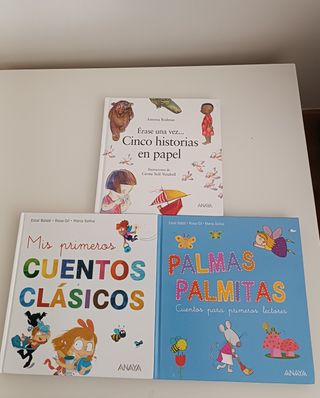 3 cuentos de tapa dura bien cuidados