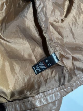 Chaqueta Cuero Sintético George Talla 44