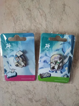 Set spille Milano Cortina 2026 mascotte Milo e Tin