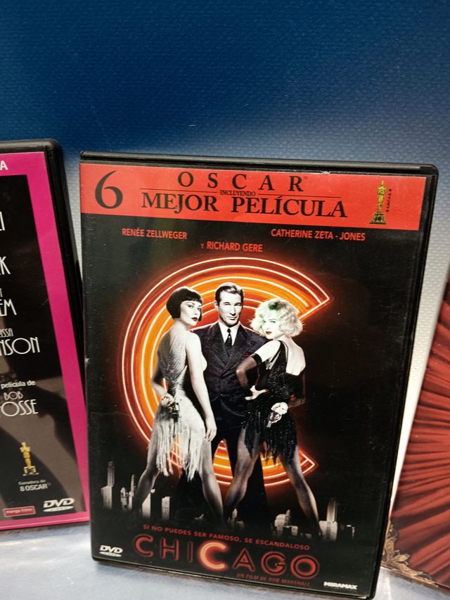 3 DvDs películas musicales, Cabaret-Moulin Rougue!-Chicago