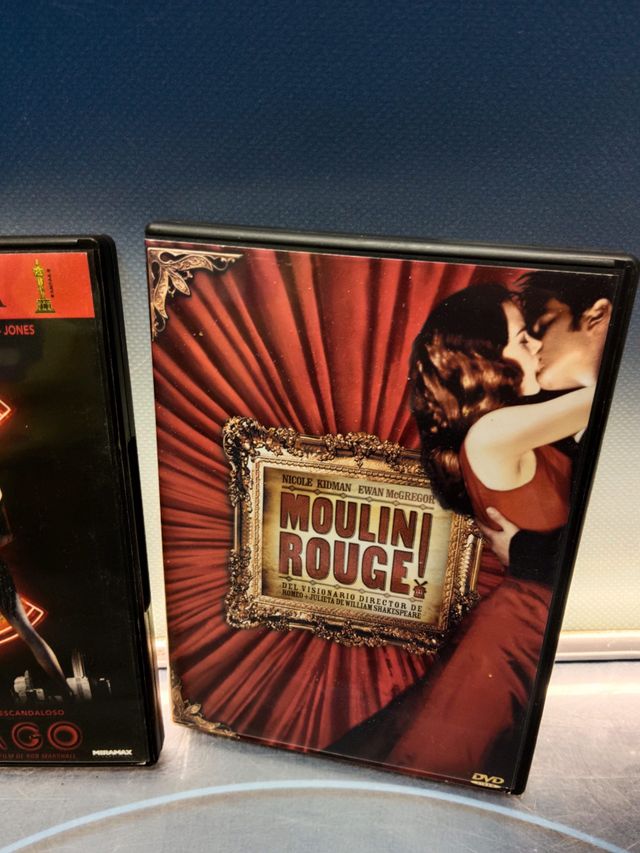 3 DvDs películas musicales, Cabaret-Moulin Rougue!-Chicago