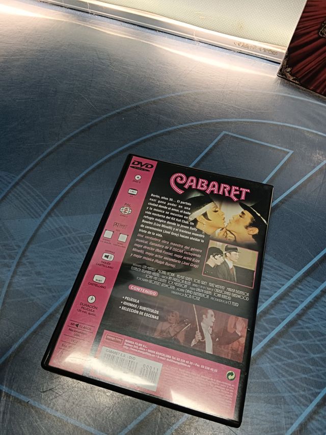 3 DvDs películas musicales, Cabaret-Moulin Rougue!-Chicago