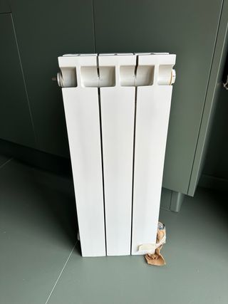 Radiador 3 elementos blanco.