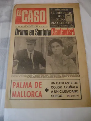 Periódico El Caso - 27 Julio 1968