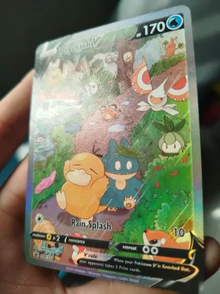 Cartas Hechas A Mano Pokemon Psyduck Pikachu