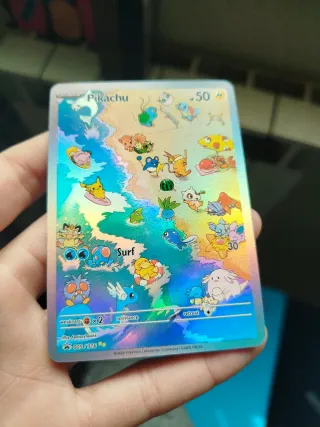 Cartas Hechas A Mano Pokemon Psyduck Pikachu