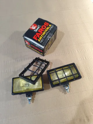 Juego Faros Antiniebla Rectangulares SAMAR'T