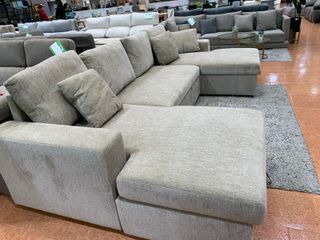 Sofá Cama Chaise Longue Beige