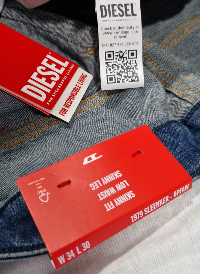 Pantalón Vaquero Diesel Dark Pocket D-Strukt 1979.