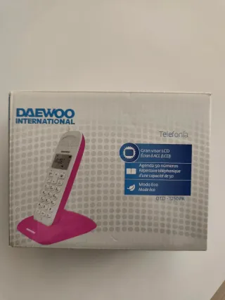 Teléfono Inalámbrico Daewoo Blanco