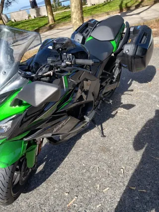 Kawasaki Ninja 1000SX Negra y Verde