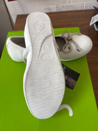 Ballerine Lumberjack bimba bianche