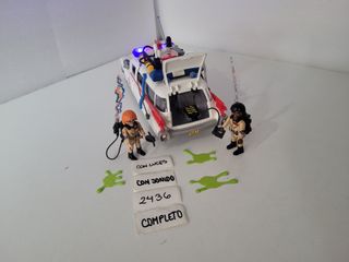 Coche Cazafantasmas de Playmobil COMPLETO