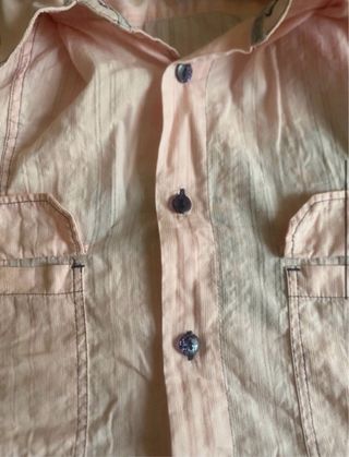 Camisa Armani Jeans Rosa y Negra