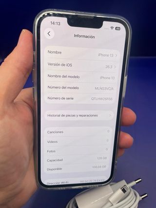 iPhone 13 128GB Azul - 100%