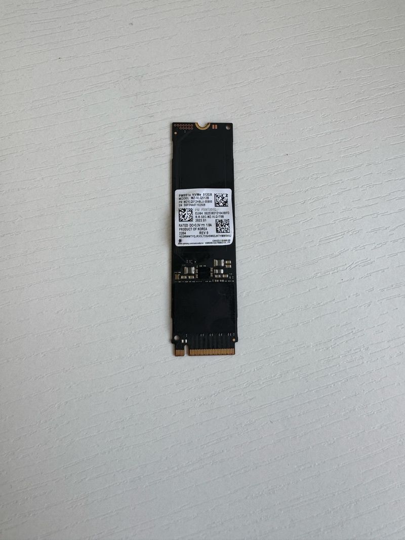 SSD 512GB Samsung PM991a NVMe + WINDOWS 11 Home
