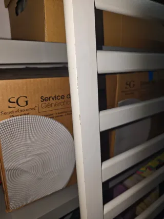 Cuna blanca para bebé