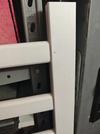 Cuna blanca para bebé