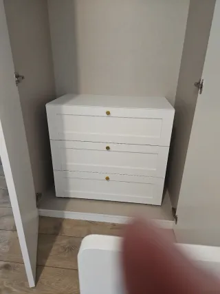 Cómoda blanca 3 cajones