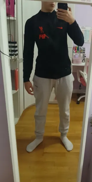 Chaqueta Liverpool FC Entrenamiento Nike Negra