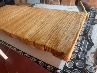 Encimera Madera Maciza Baño