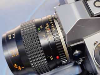 cámara analógica MINOLTA XD-5 objetivo MC ROKKOR 1:3,5/50mm, en perfecto estado