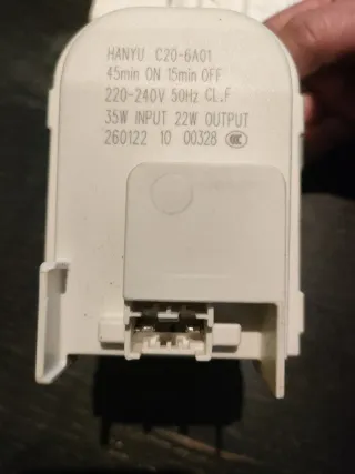 Bomba de drenaje lavadora