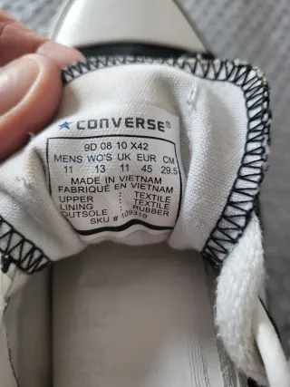 Scarpe Converse Star Player Nere Tg. 45