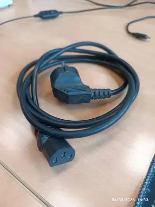 Cable alimentación 1,50 m PC C13/C14