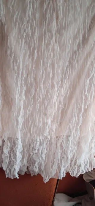 Falda de tul plisada es una preciosidad