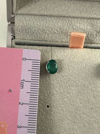 Pendientes de oro blanco