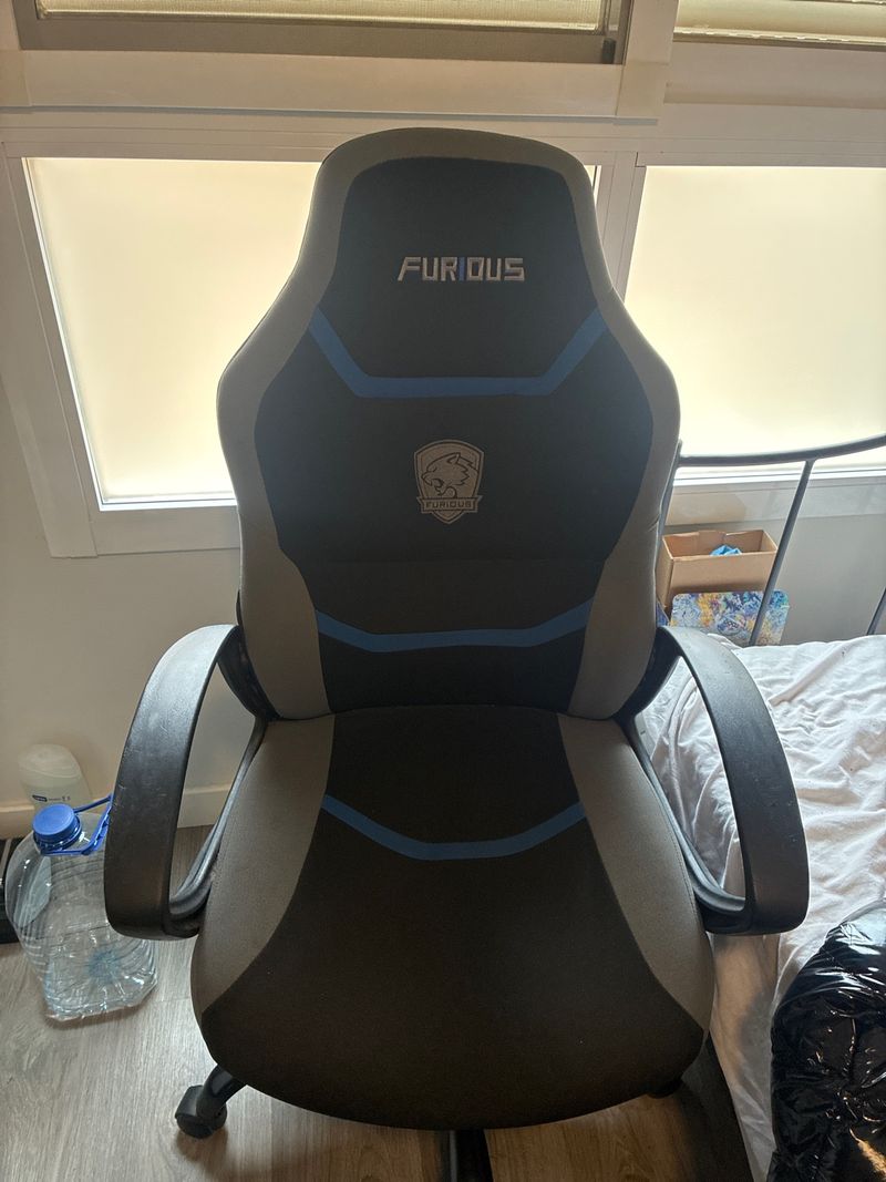 Silla Gaming Furious Negra y Gris