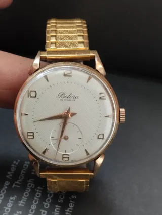 Reloj Belora Dorado y Blanco
