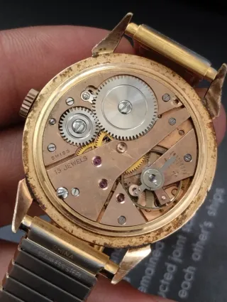 Reloj Belora Dorado y Blanco