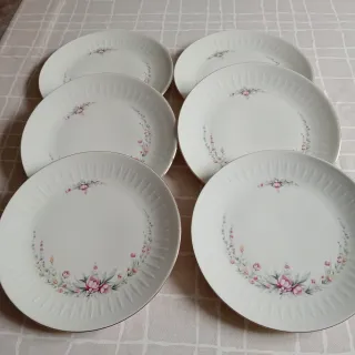 Scherzer Bavaria 6 piatti piani floreali