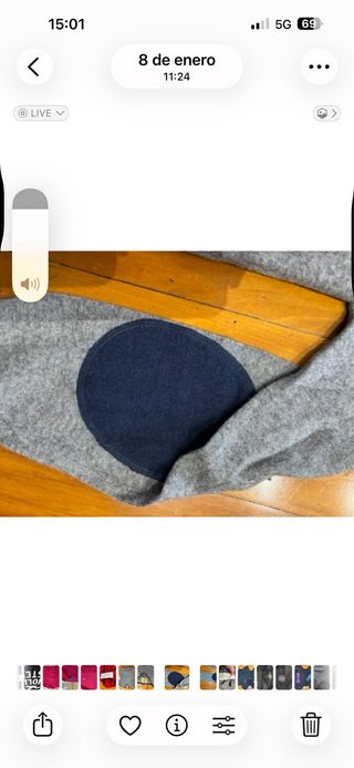 Jersey Springfield Talla S Azul Marino y Gris