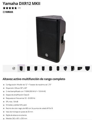 Equipo completo ideal para grupos musicales