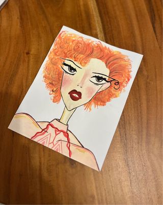 Cuadro mujer abstracta original. Cuadro decoración