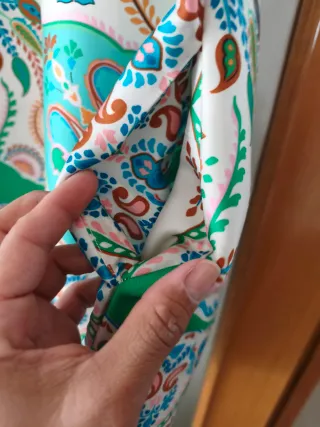 Vestido Mango Estampado Multicolor