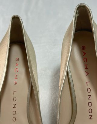 Sacha London zapatos dorados nuevos Talla 37