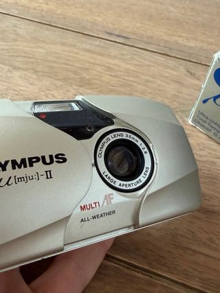Olympus mju II fotocamera compatta