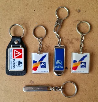 Lote 5 Llaveros Antiguos Camión Pegaso Iveco