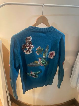 Jersey bordado estilo Gucci + falda tul